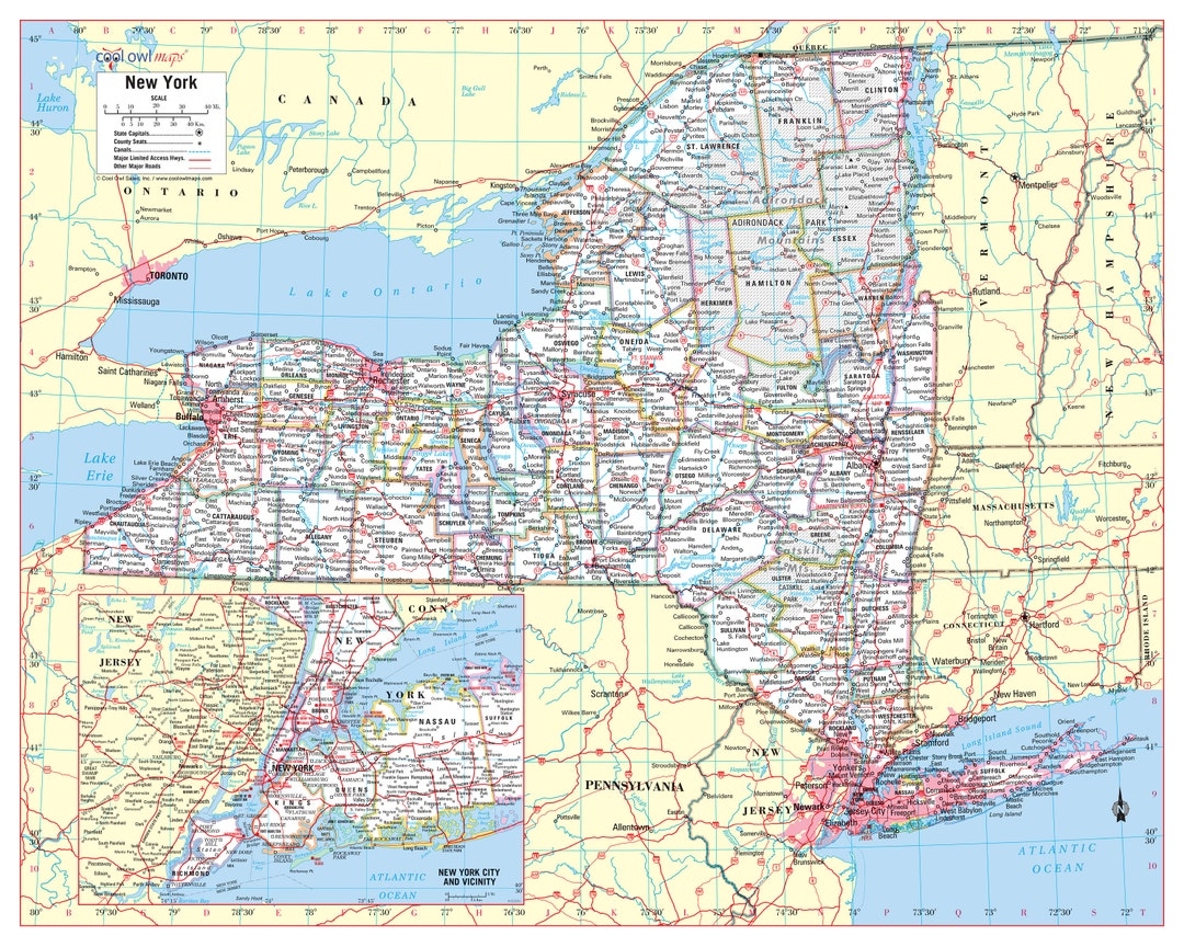 Printable Nys Map