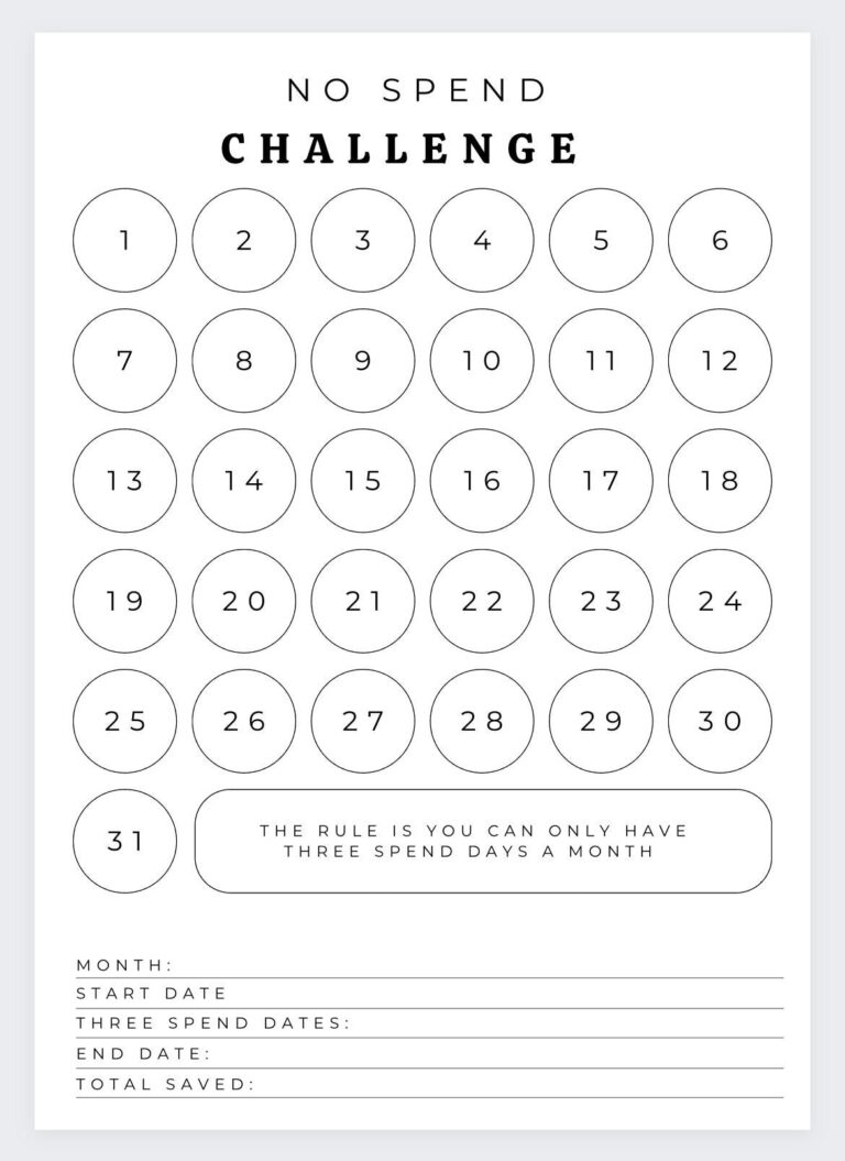 No Spend Month Challenge Ausgaben No Spend Tracker Savings Challenge Finanzplaner No Spend Month Pers nliche Finanzen Monatlich Keine Ausgaben Etsy de