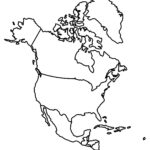North America Blank Map And Country Outlines GIS Geography