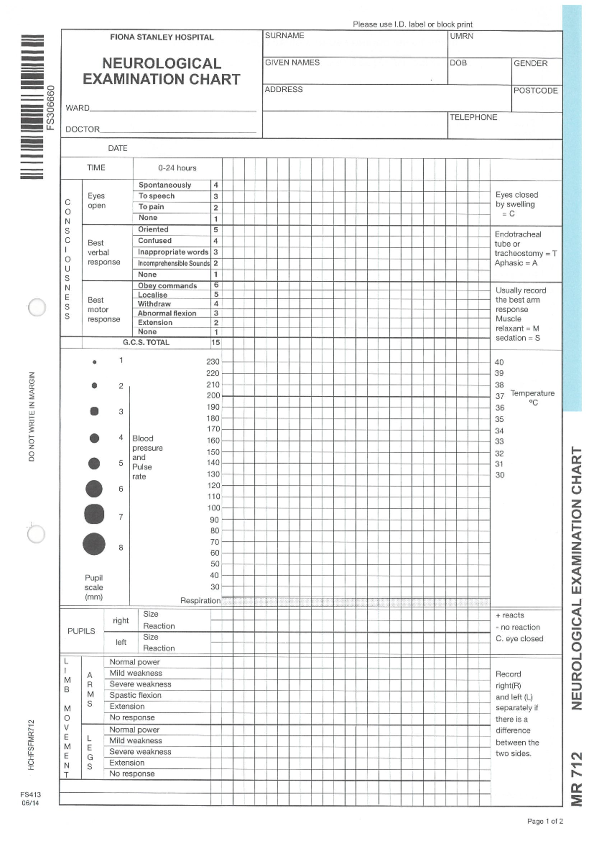 NPU1202 Week 1 Neurological Assessment Worksheet And Tasks Studocu