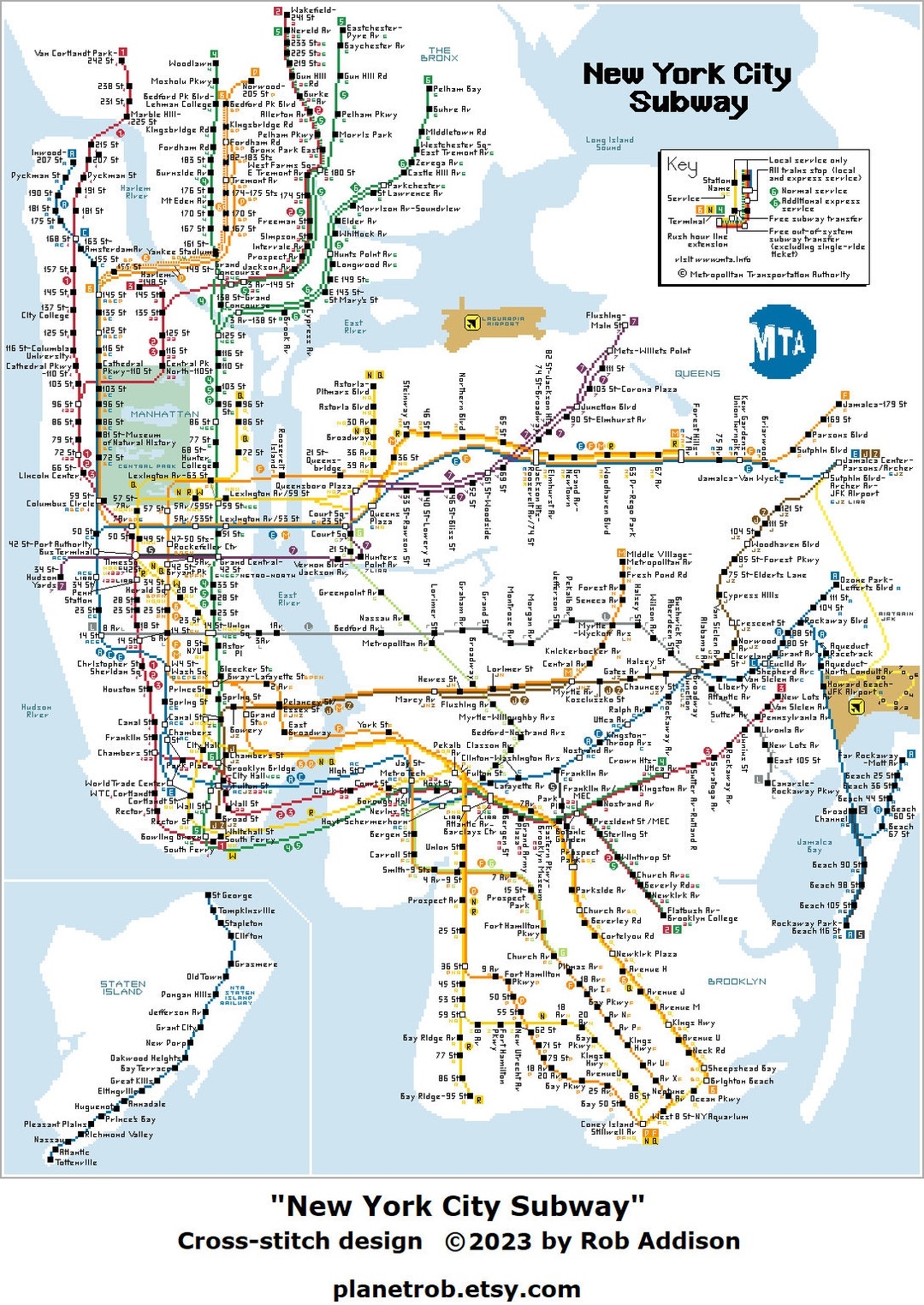 Mta Subway Map Printable