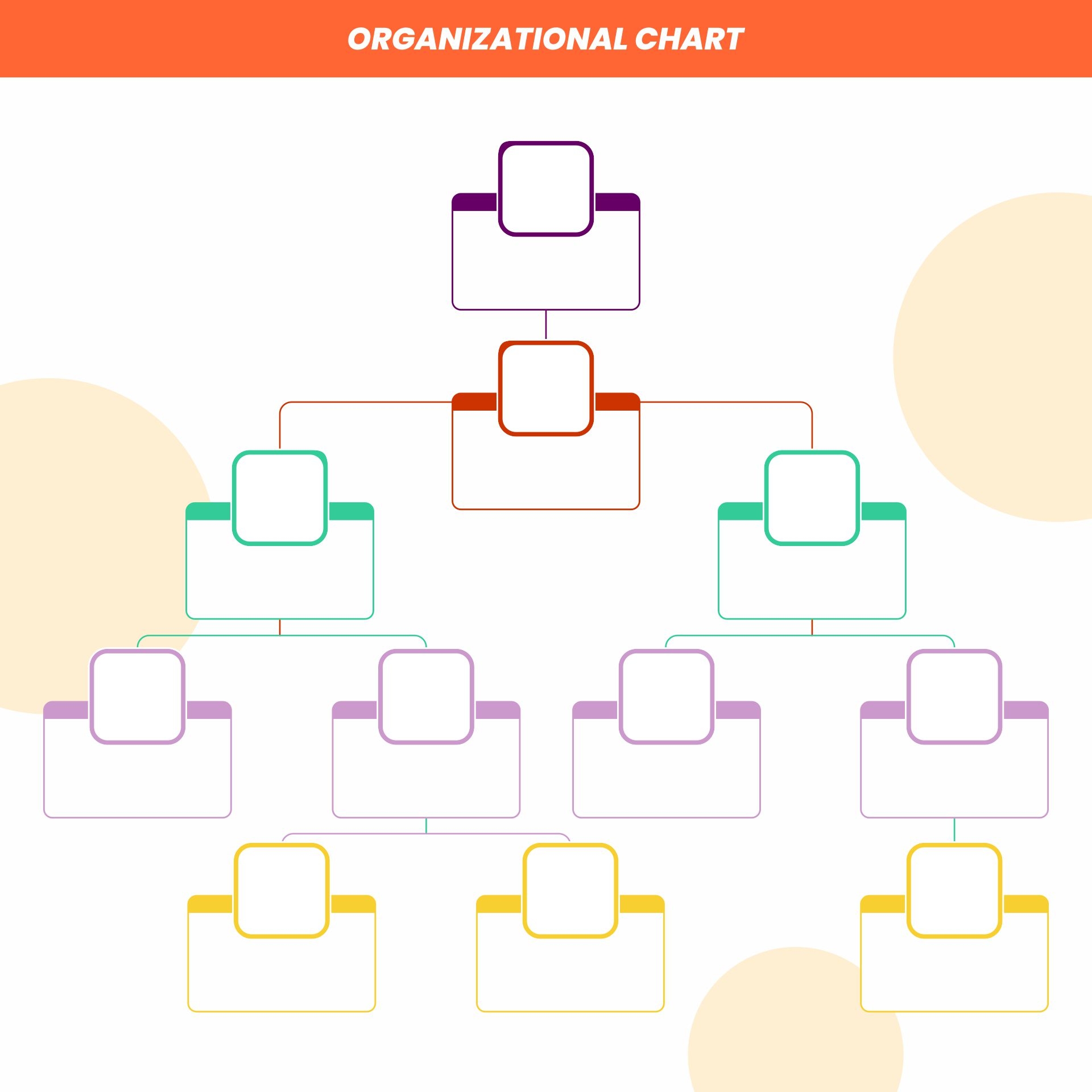 Organizational Chart Template Free 10 Free PDF Printables Printablee