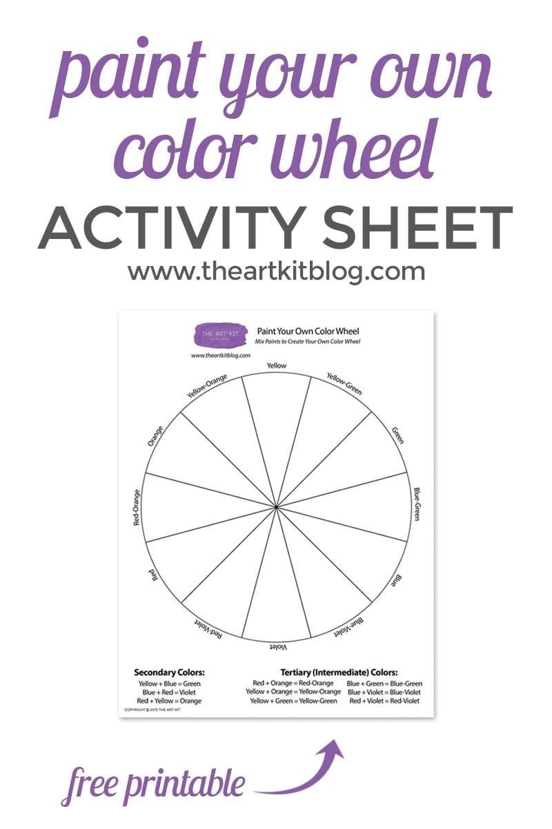Color Wheel Printable Worksheet