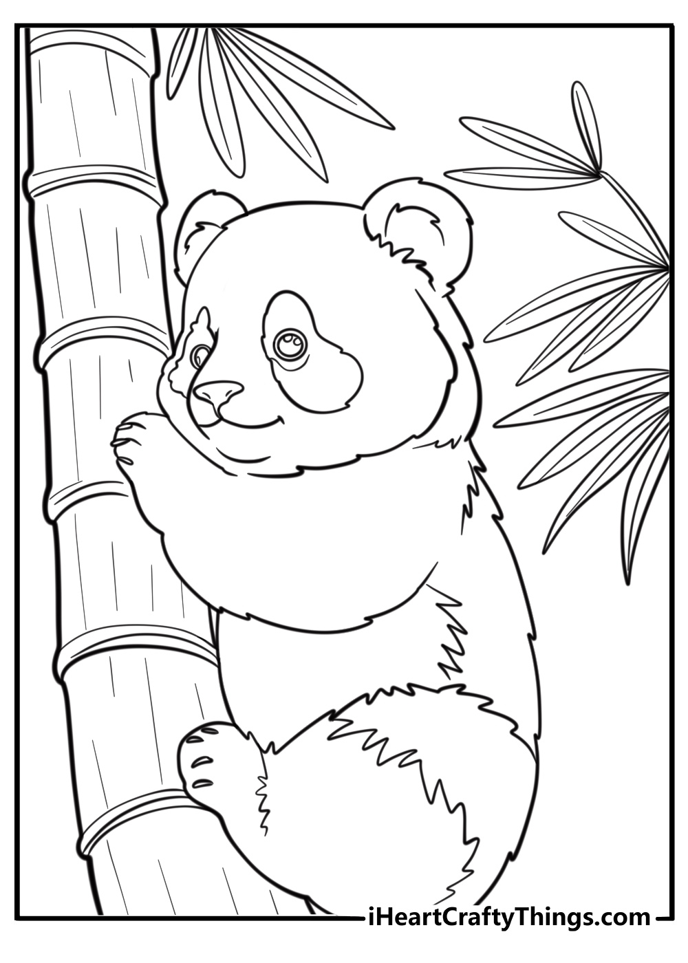 Panda Coloring Pages 45 Free PDF Printables For Kids