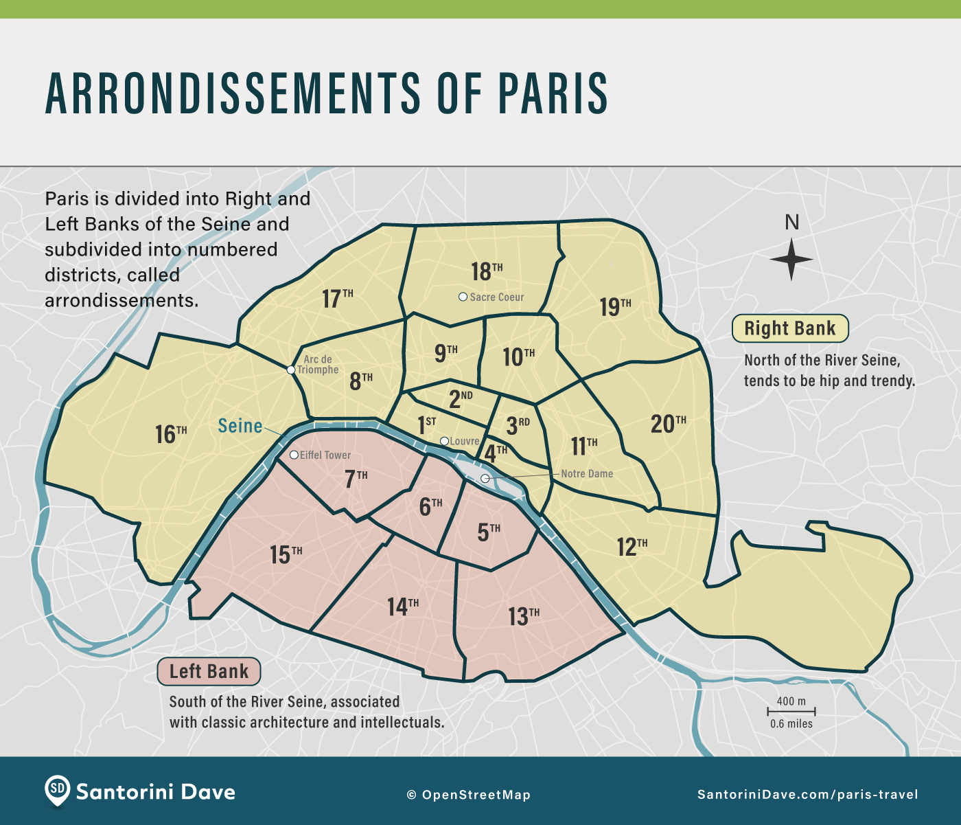 PARIS ARRONDISSEMENT MAP 2026 