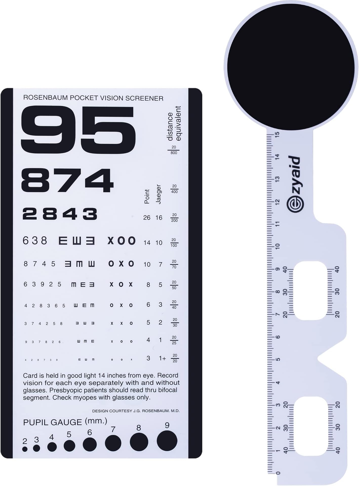 PDF Download Jaeger Eye Chart Handheld Near Vision Tester 4 75 x7 Laminated Reading Glasses Strength Chart