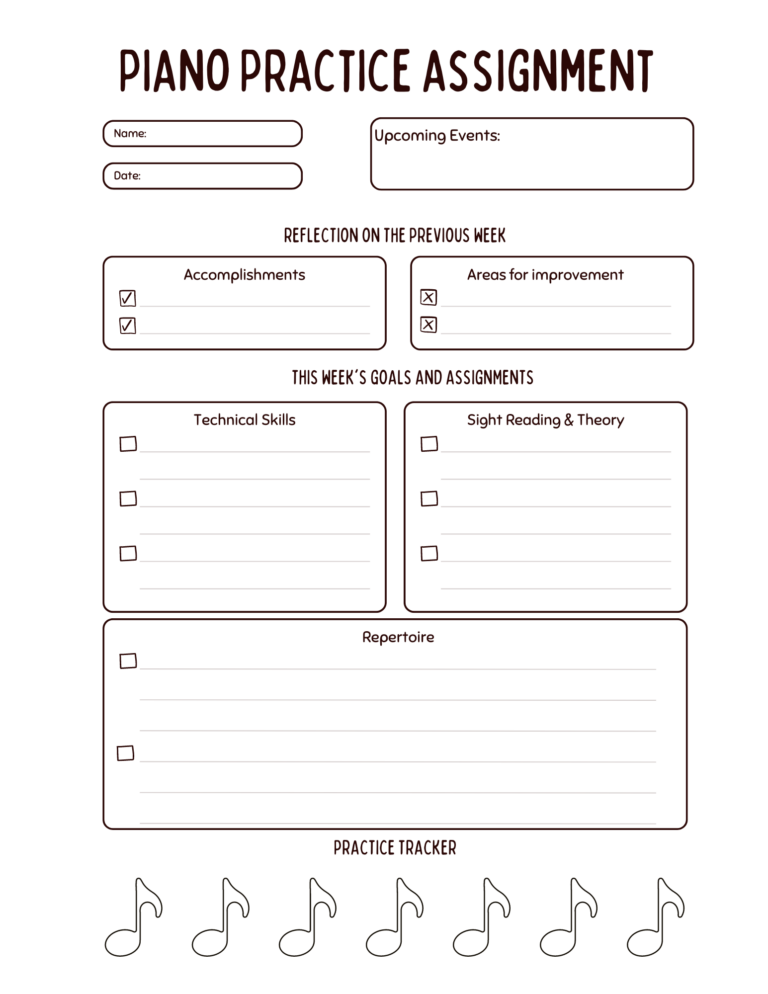 Piano Lesson Printables Piano Kats Music Education