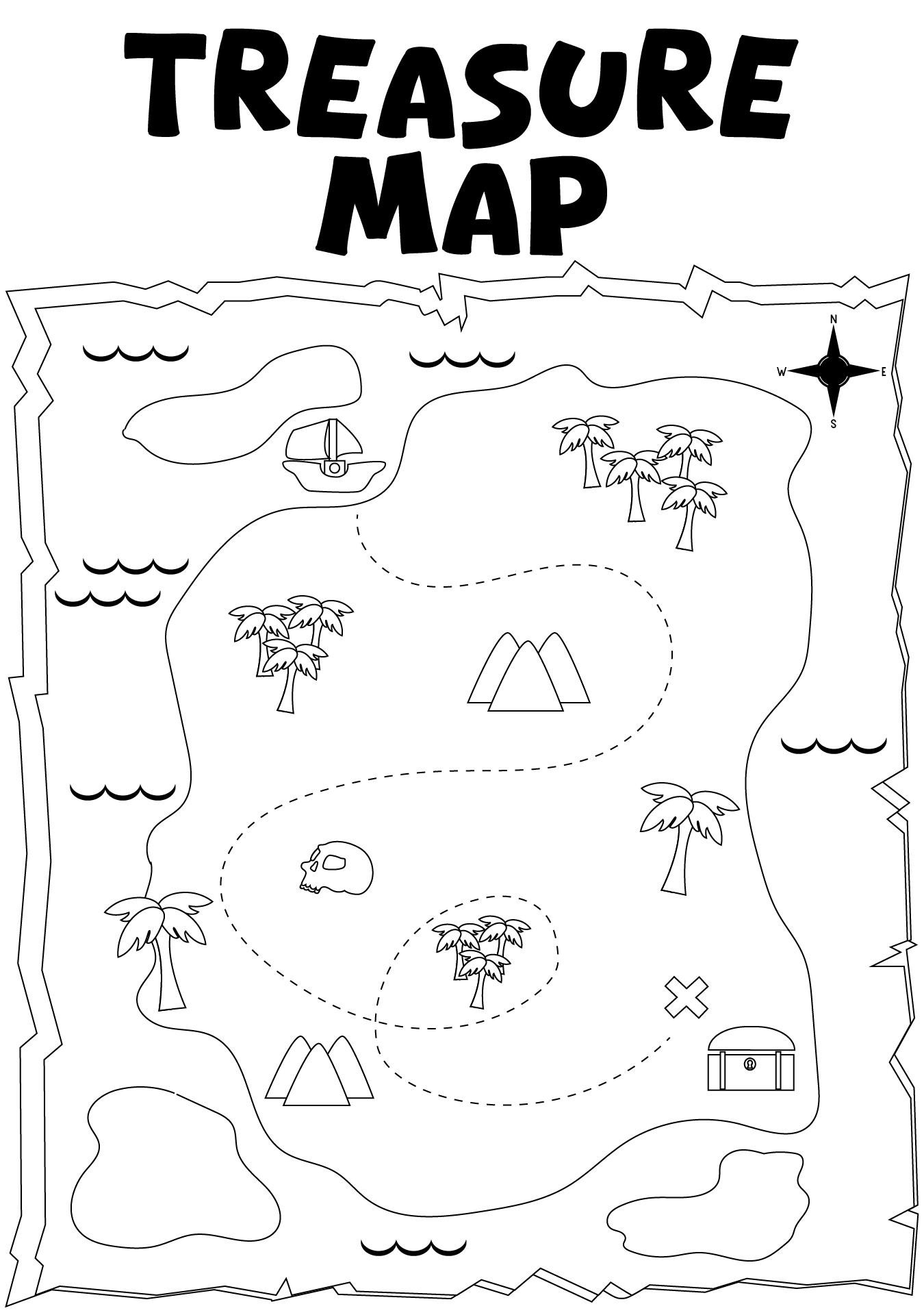 Diy Treasure Map Printable