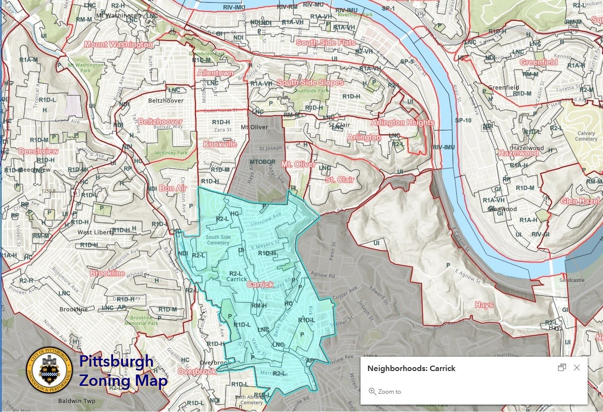 Pittsburgh Zoning Map Neighborhoods Details Reviewed LLC