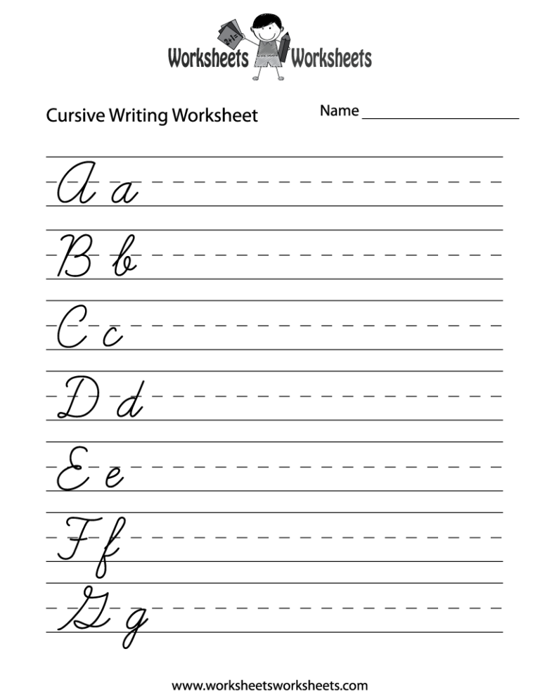 Practice Cursive Writing Worksheet Worksheets Worksheets