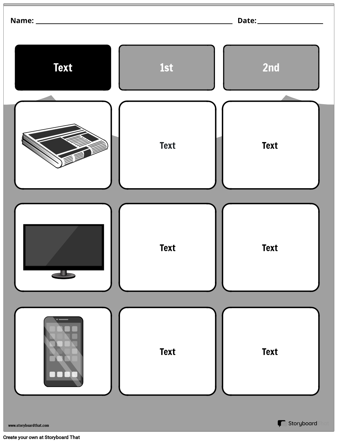 Primary Source Worksheets Storyboard That 2025 