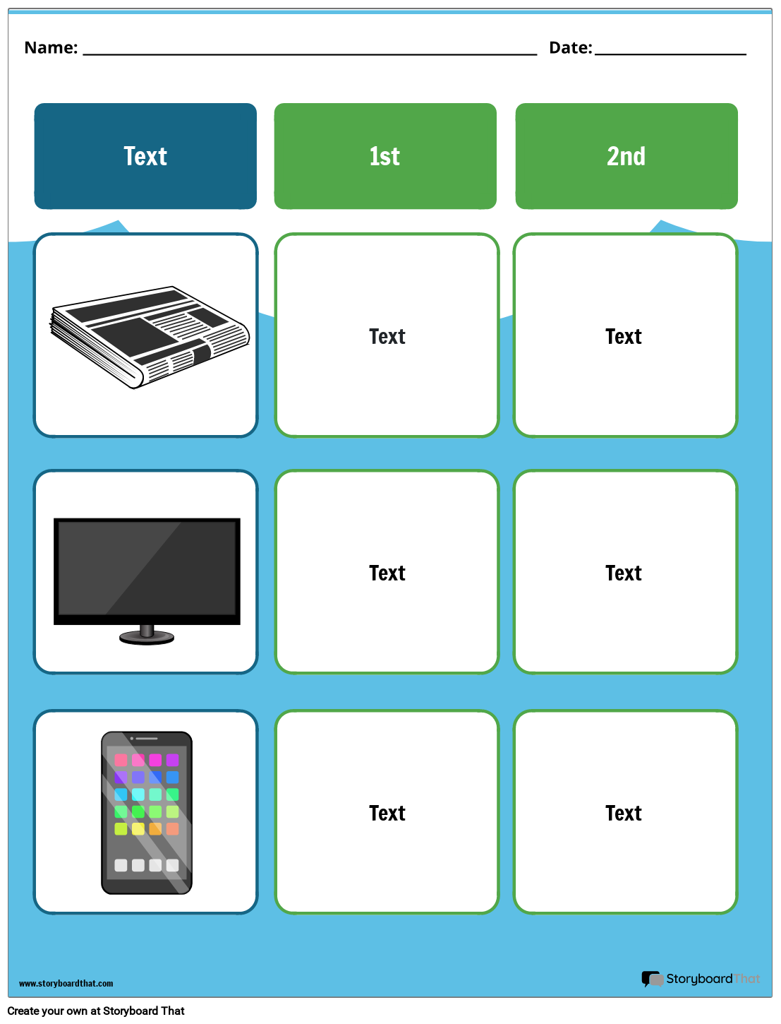 Primary Source Worksheets Storyboard That 2025 