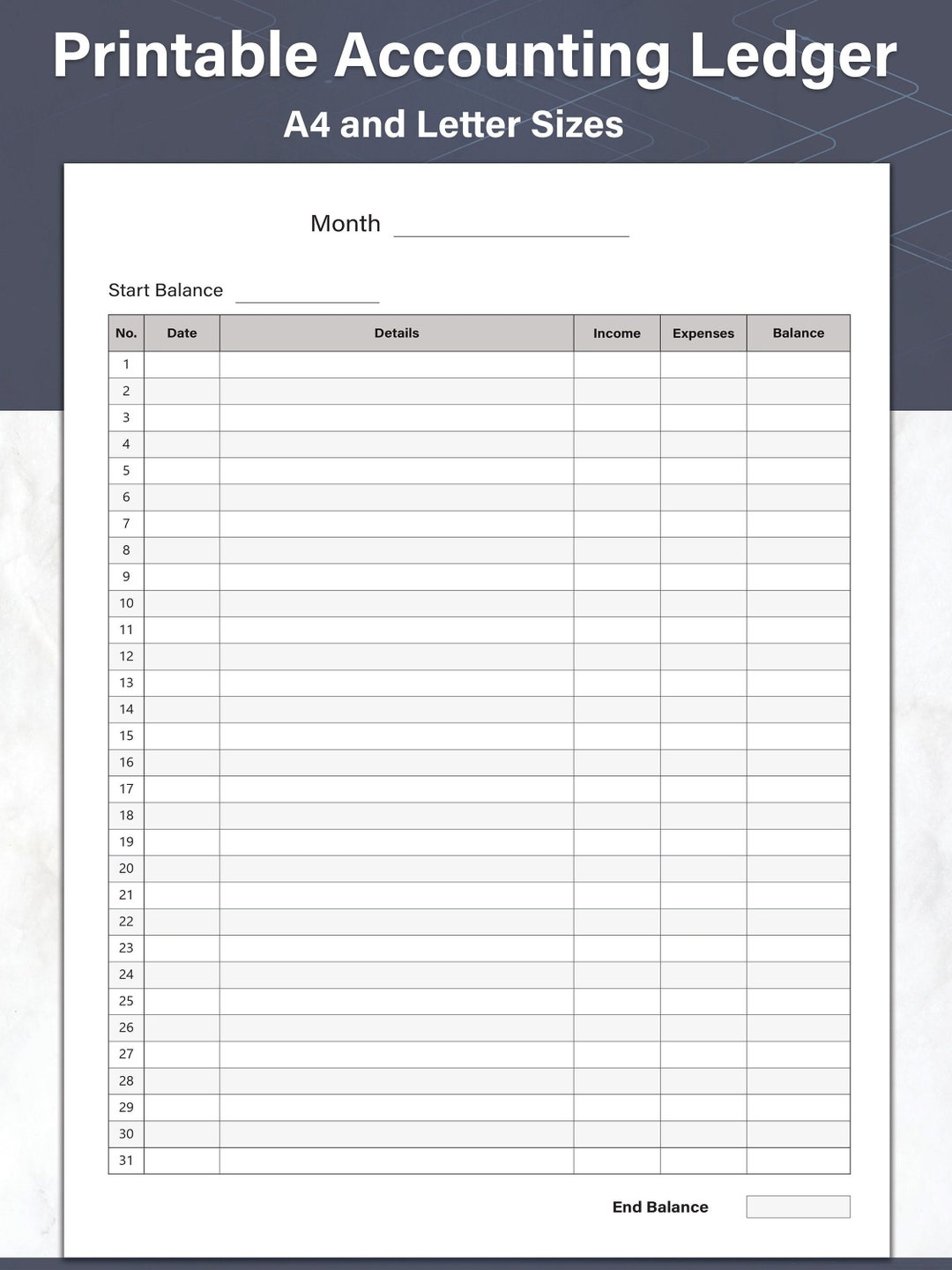 Printable Accounting Ledger Money Tracker And General Ledger Sheets Accounts Receivable Ideal For Small Business Bookkeeping Template Etsy