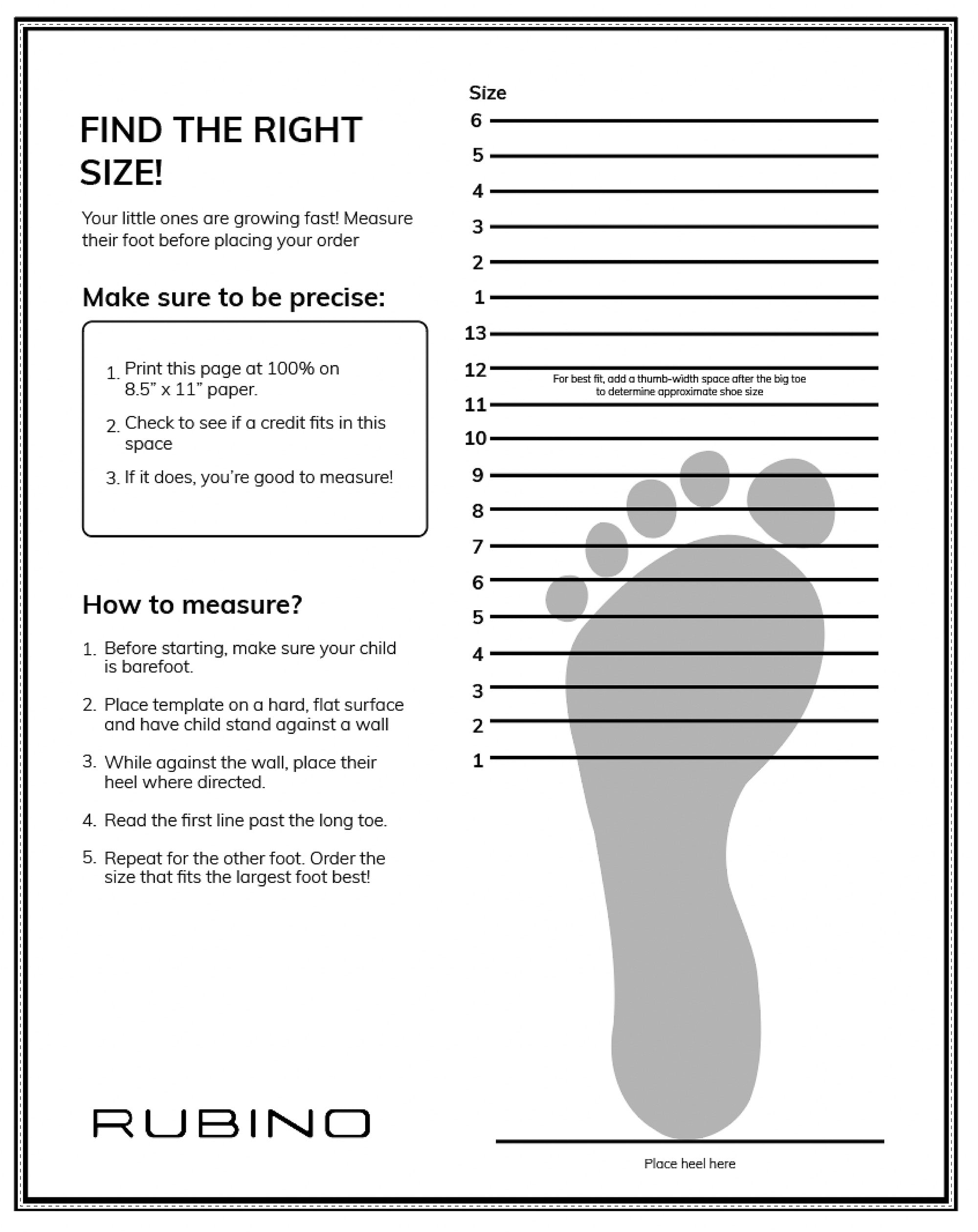 Printable Children 039 s Foot Size Measurement Chart Printable Shoe Conversion Chart Size Guide Children 039 s Shoe Printable Children 039 s Foot Size Measurement Chart Printable Shoe Conversion Chart Size Guide Children 039 s Shoe