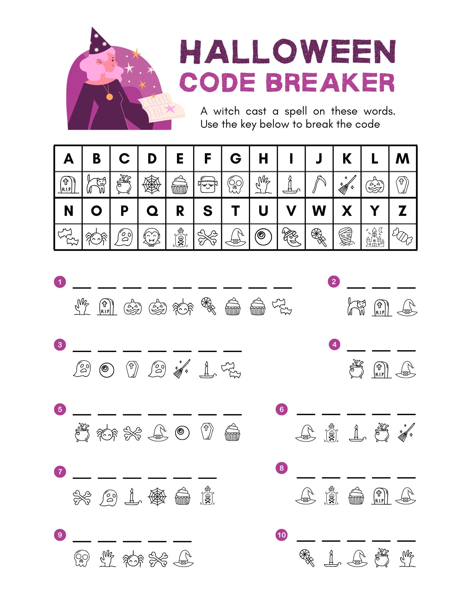 Printable Code Halogen Breaker