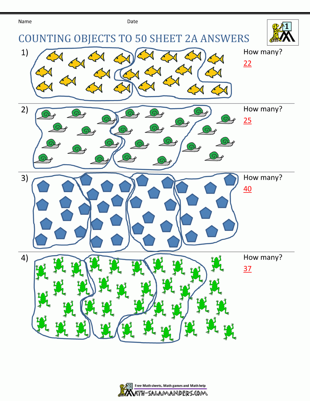 Free Printable Counting Worksheets Pdf