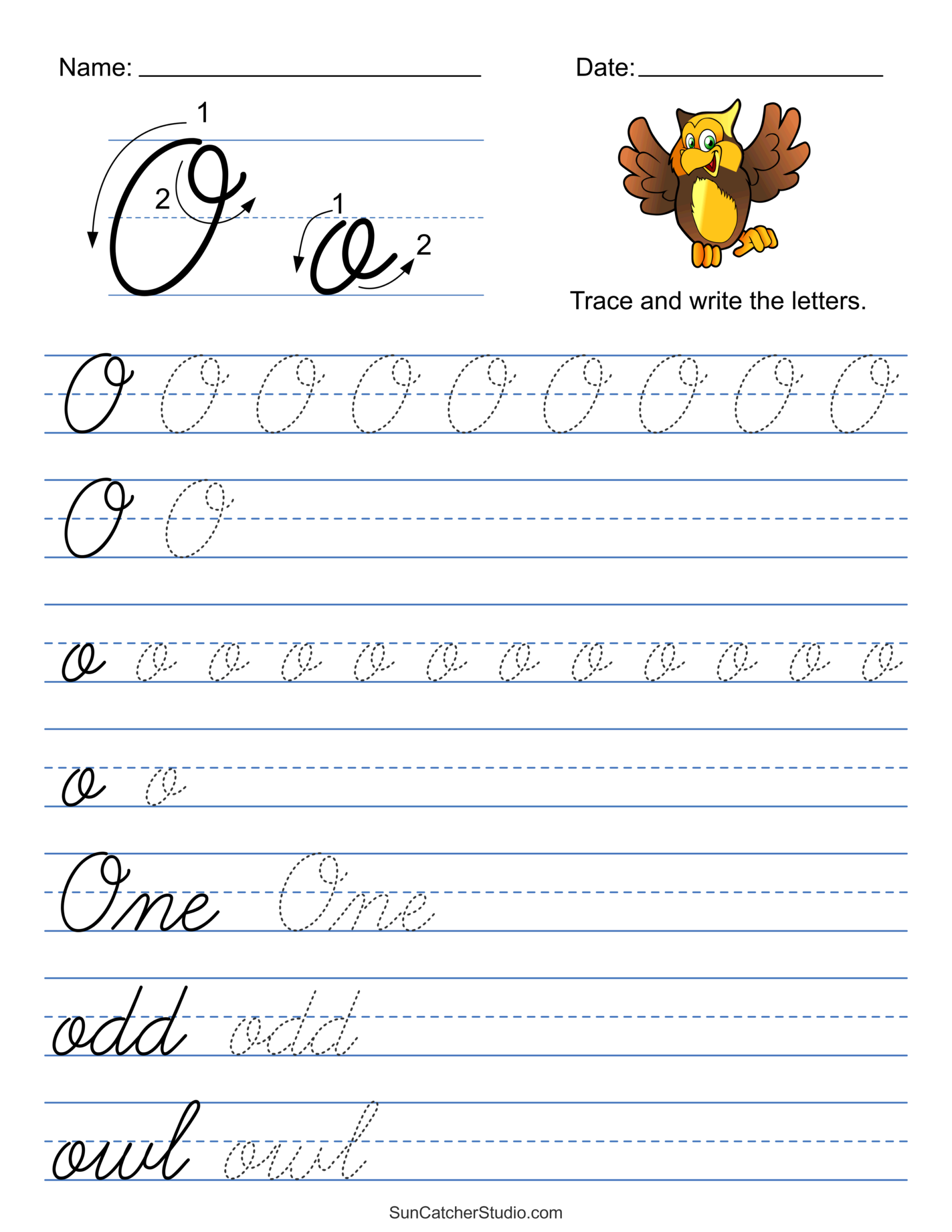 Printable Cursive Handwriting Worksheets Practice Letters Free Printables Monograms Design Tools Patterns U0026 DIY Projects