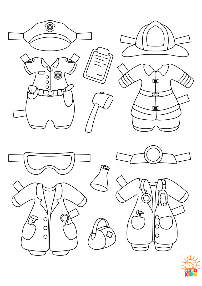 Dress Up Worksheet Printable