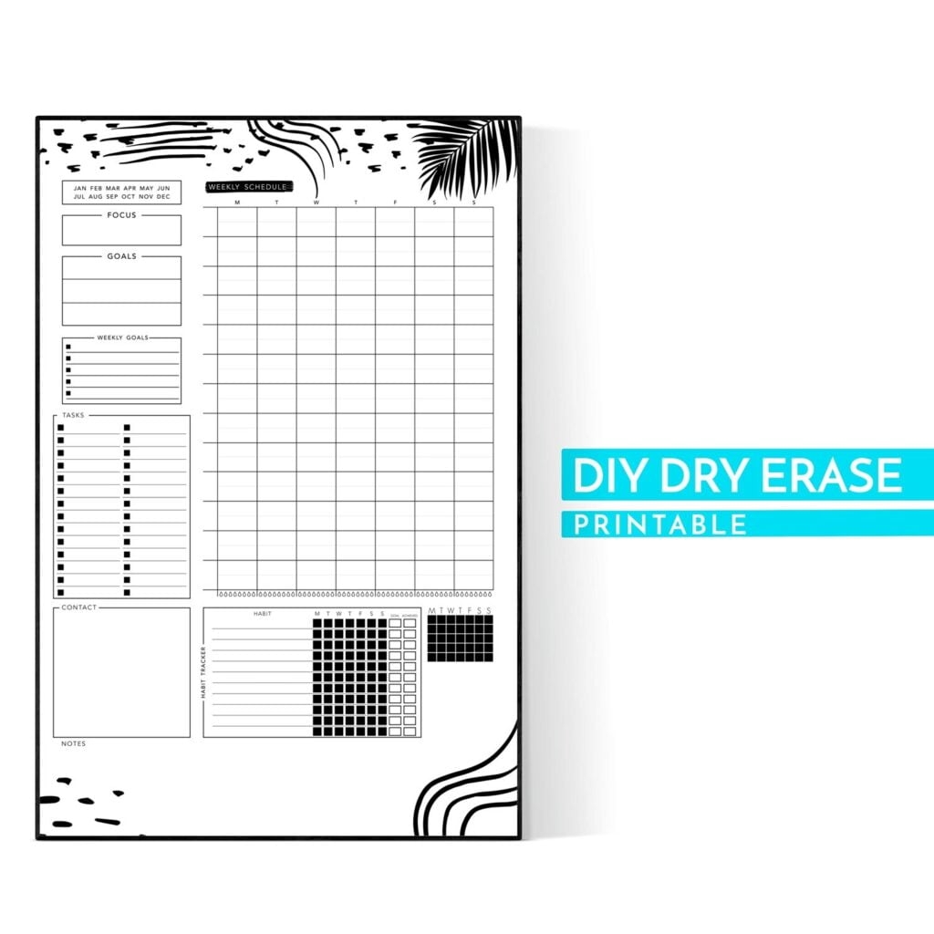 Printable Dry Erase Paper Printable Party Favors