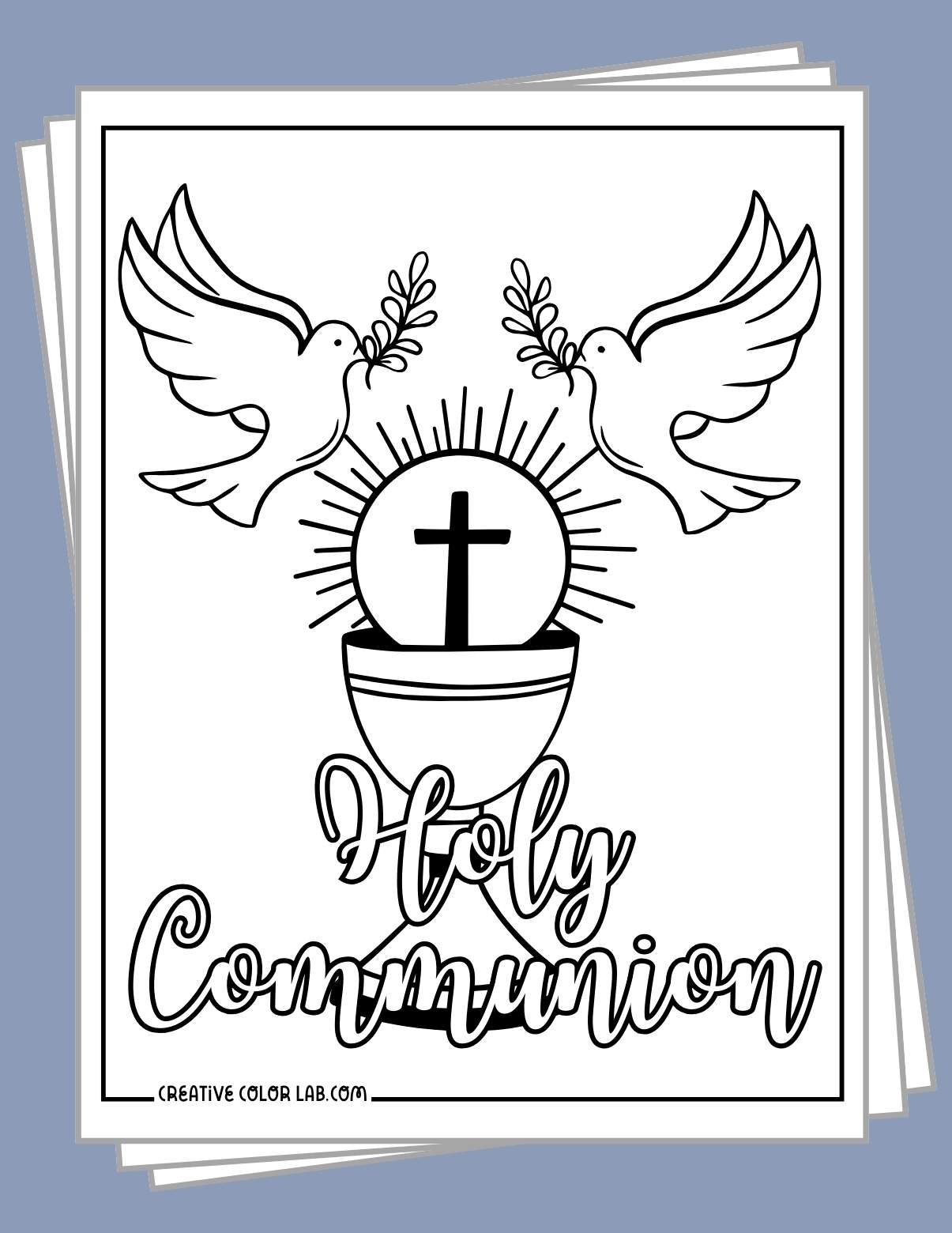 Printable Communion Activity Sheets