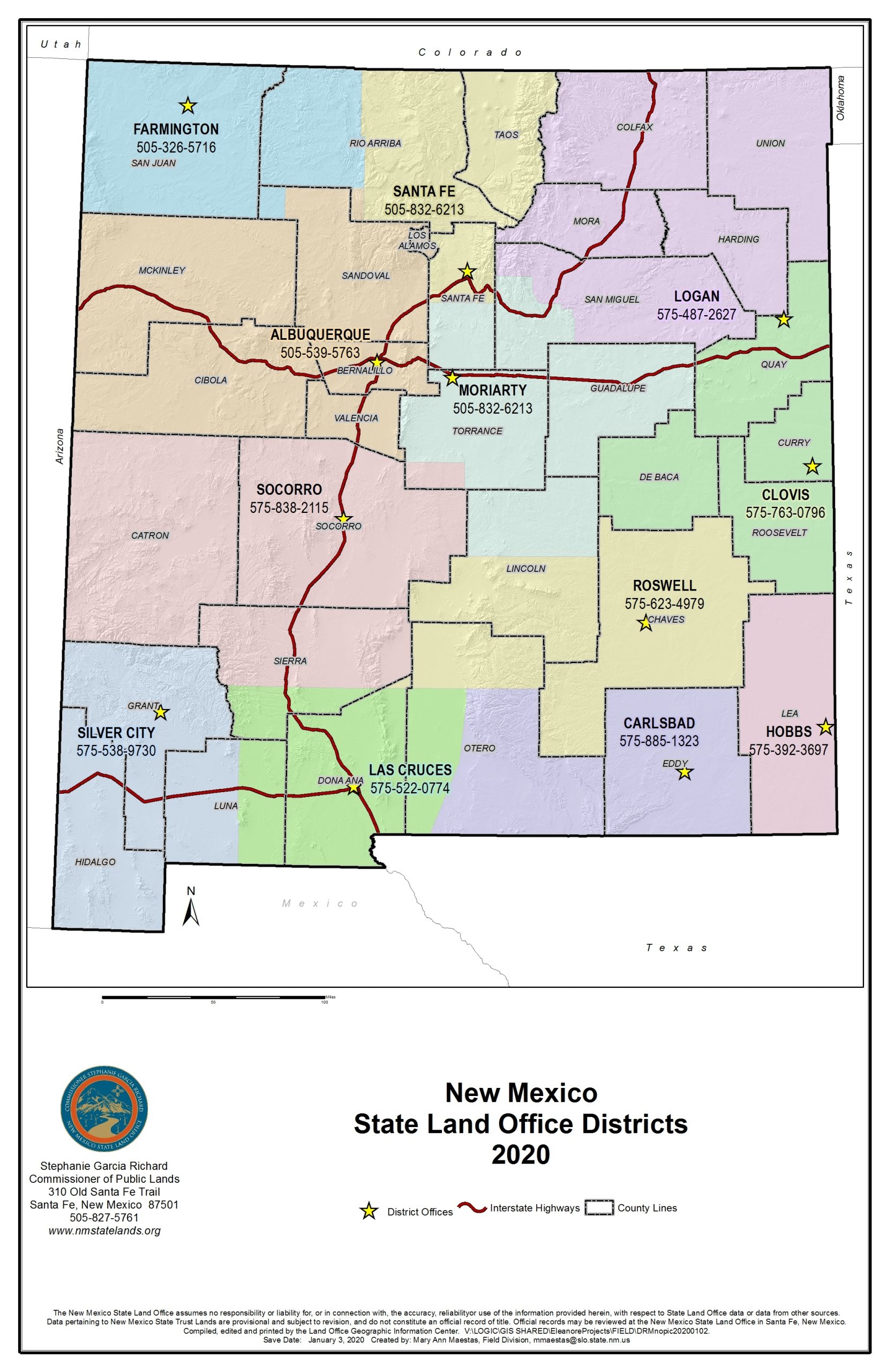 Printable Maps NM State Land Office Printable Maps NM State Land Office