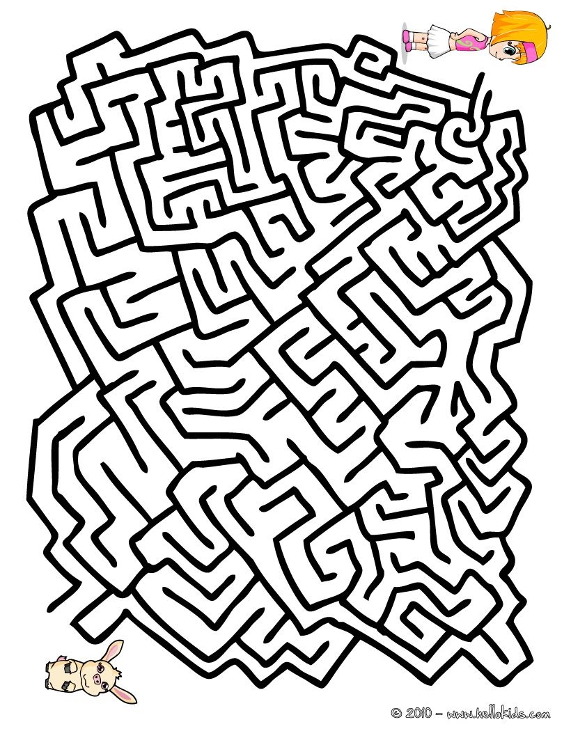 Printable Mazes For Kids Worksheets Library
