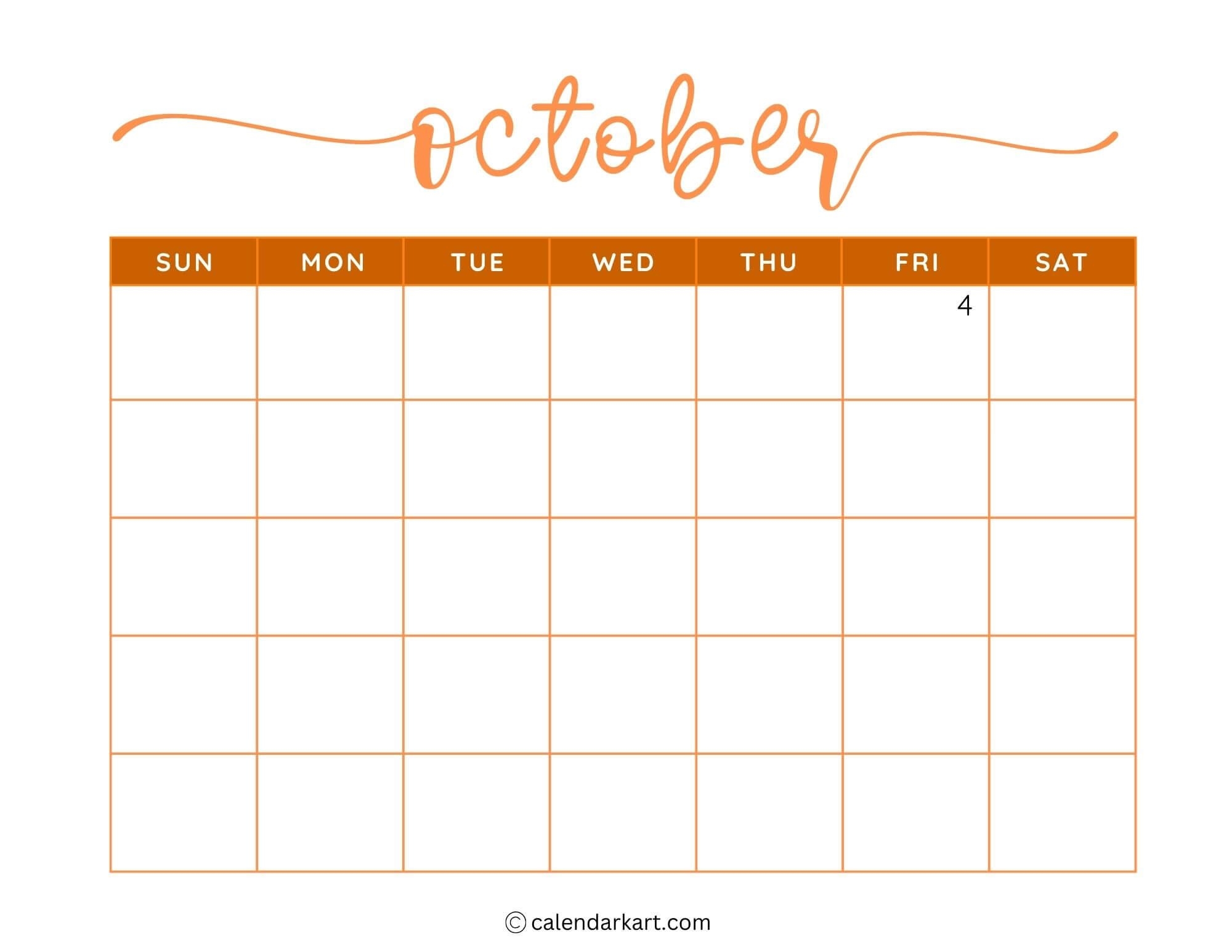 Printable Monthly Calendar No Download Printable Monthly Calendar No Download
