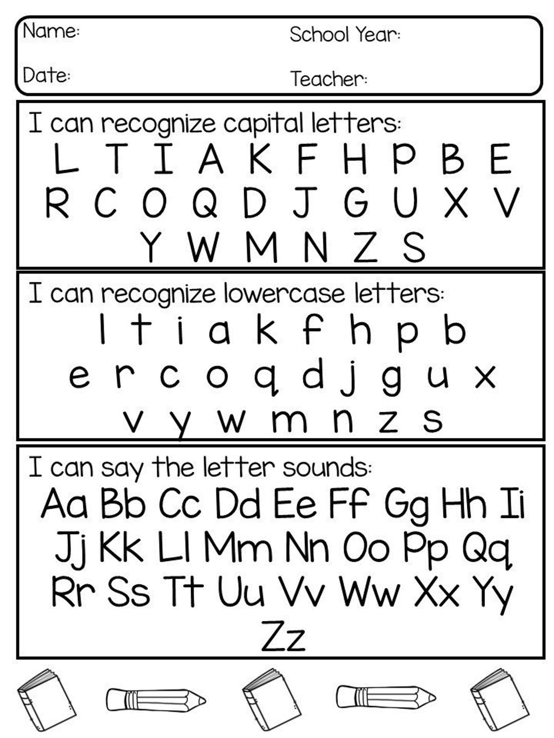 Printable Preschool Assessment Worksheets Etsy Israel Printable Preschool Assessment Worksheets Etsy Israel