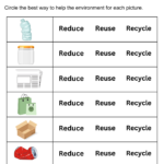 Printable Reduce Reuse Recycle Worksheets For Kindergarten Made By Teachers