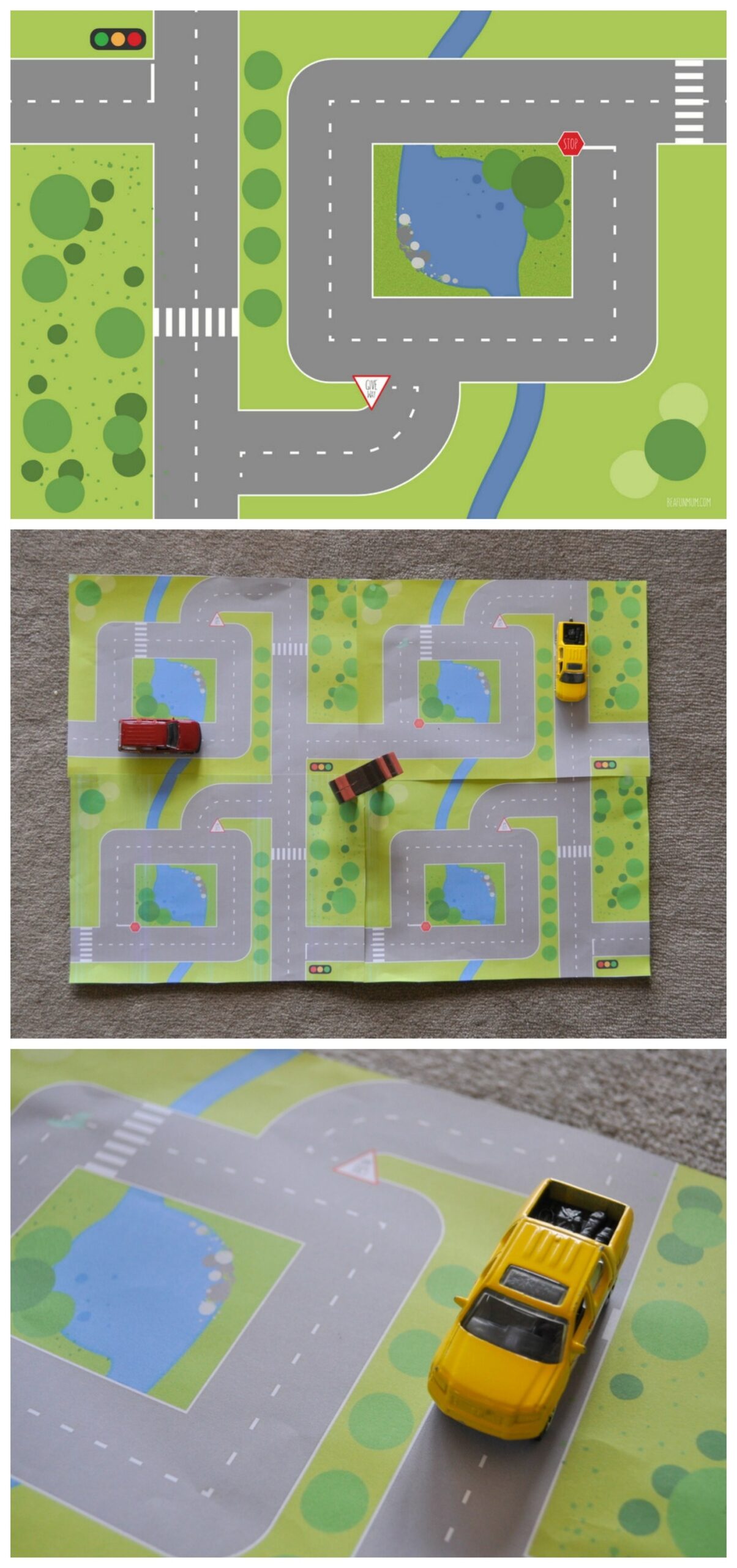 Printable Road Garden Play Mats Be A Fun Mum