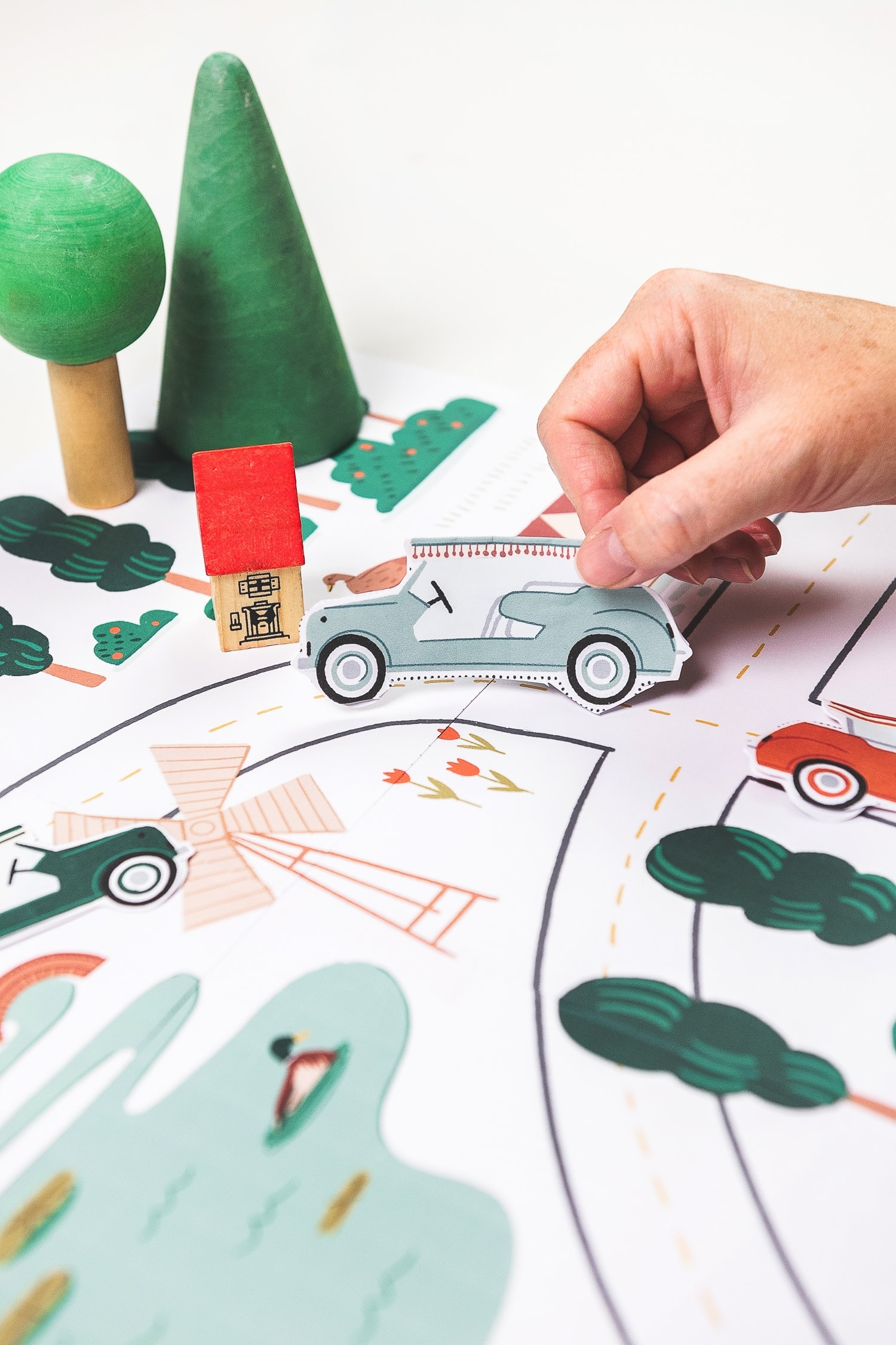 Printable Road Map With Cars The House That Lars Built