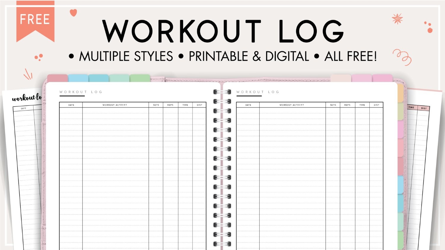 Exercise Tracking Chart Printable