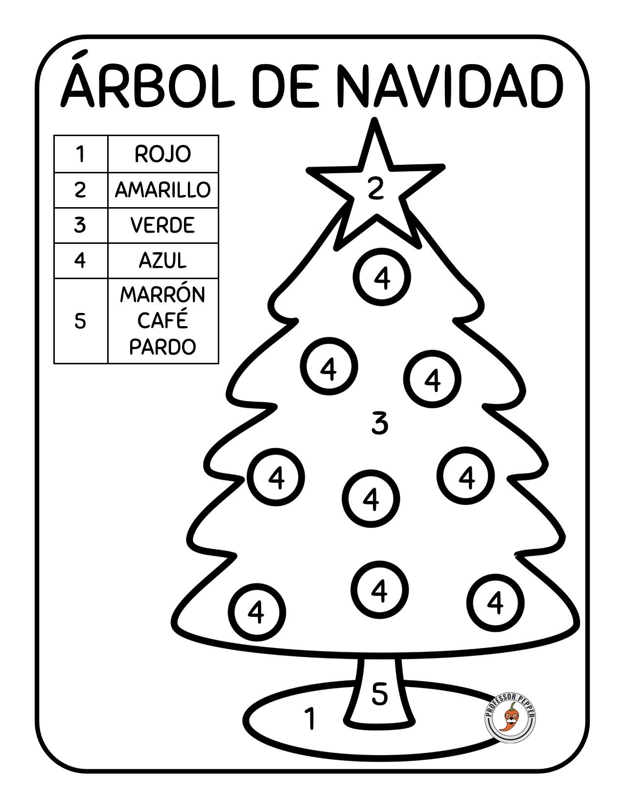 Free Printable Spanish Christmas Worksheets
