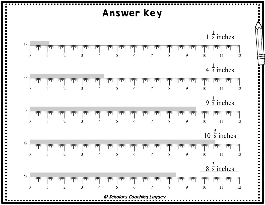 Printable Ruler Worksheet