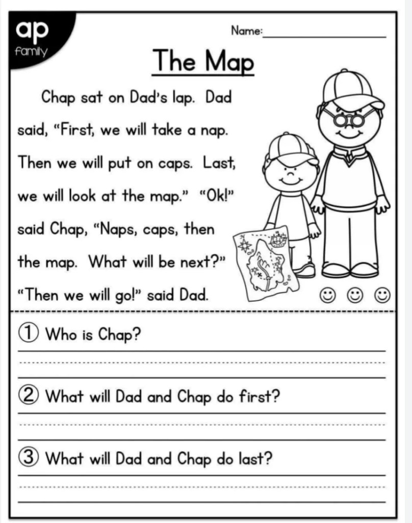 Reading Worksheets Printable