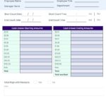 Register Cash Count Sheet Xenia Templates