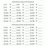 Rounding To The Nearest 100 Worksheets