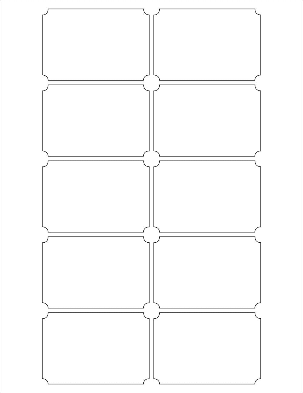 Royal Green Self Adhesive Label Sheets 3x2 Inch White Shipping Labels Template Included For Laser And Inkjet Printers 25 Sheets 250 Pack Walmart