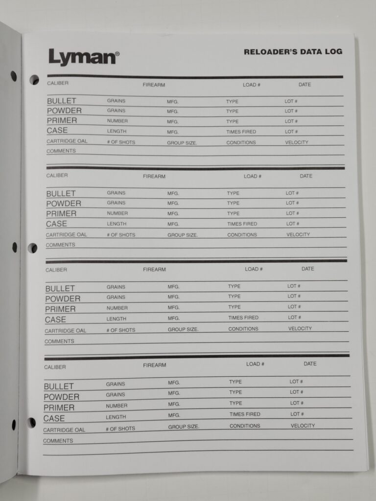 SALE 9847261 LYMAN Reloading Data Log Accurate Arms Ammo Inc 