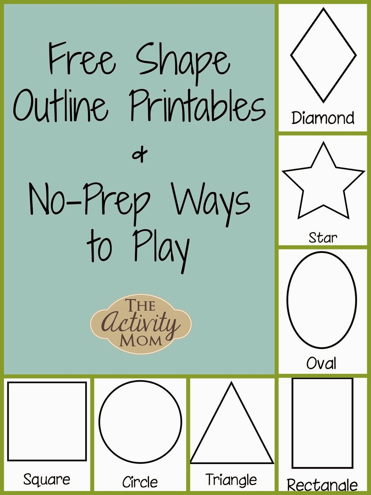 Shape Tracing Activities For Toddlers free Printable The Activity Mom