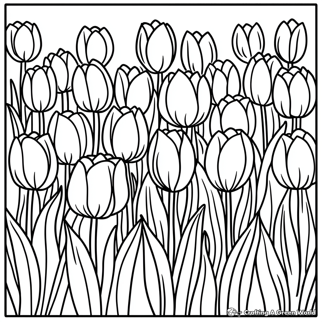 Spring Coloring Sheet Printable
