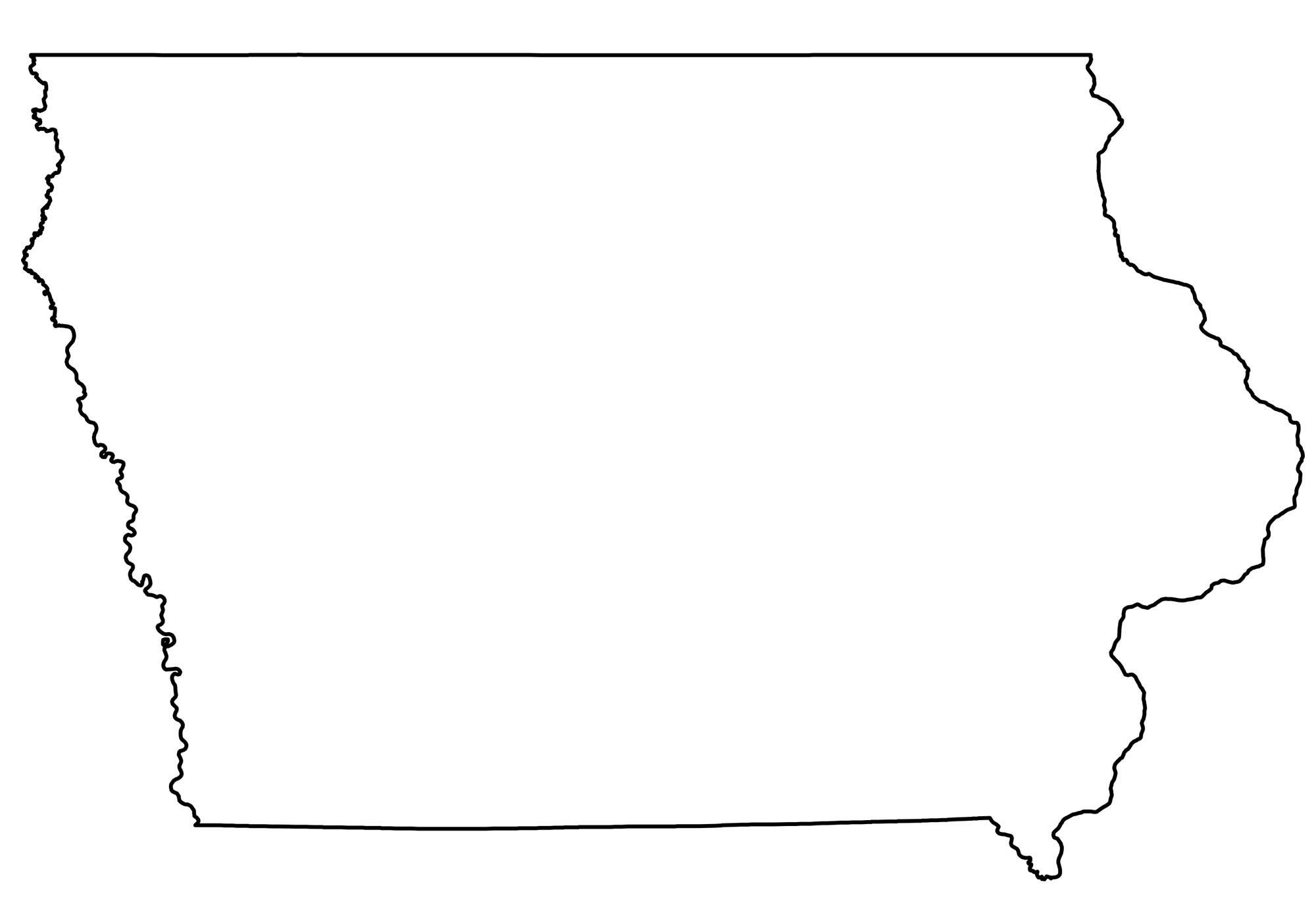 Printable Us Map Outline
