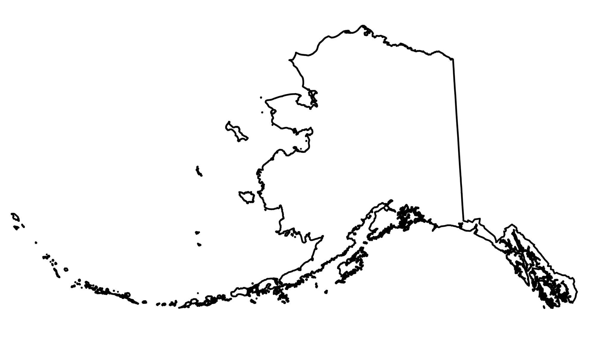 Large Printable Map Of Alaska Large Printable Map Of Alaska