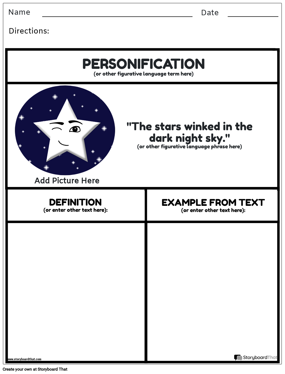 Printable Figurative Language Worksheets