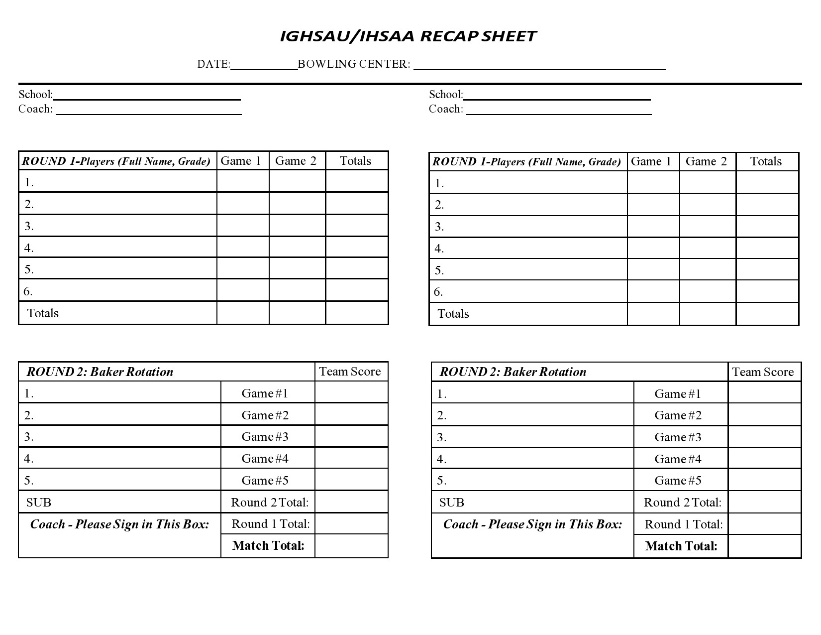 Team Bowling Score Sheets Bowling Team Score Book Carbonless 3 Part Recap Sheets For League Bowling 250 Forms Score Book Baseball