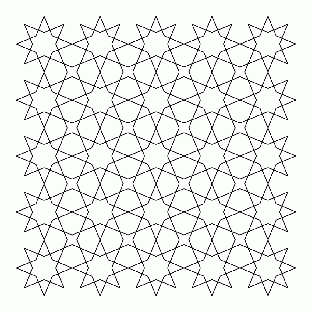 Tessellation Coloring Pages Printable Free And Fun Geometric 