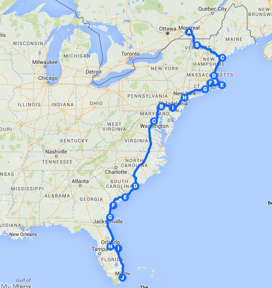 The Best Ever East Coast Road Trip Itinerary Flashpacker Family Travel Blog Travel With Kids
