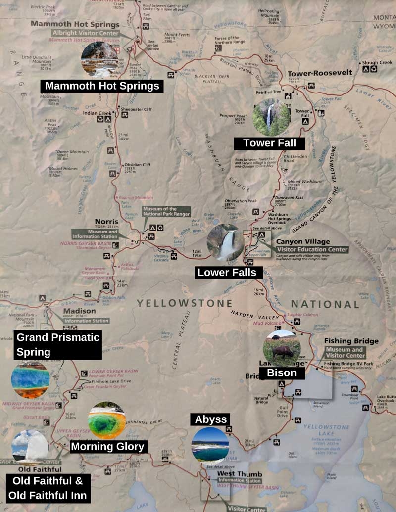 The BEST Things To Do In Yellowstone Plus Map And 2 Itineraries 