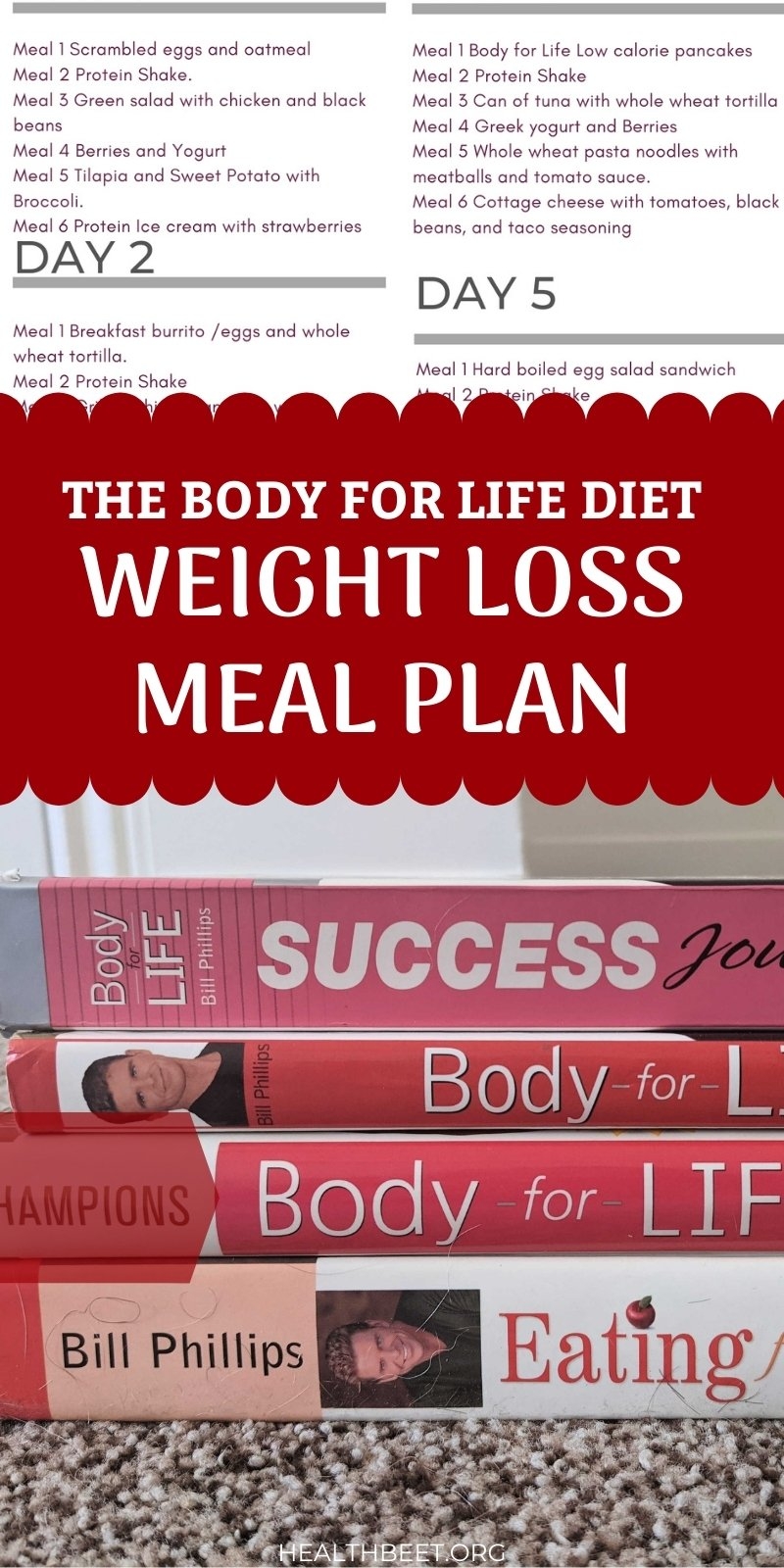 The Body For Life Diet With Printable Meal Plan Health Beet