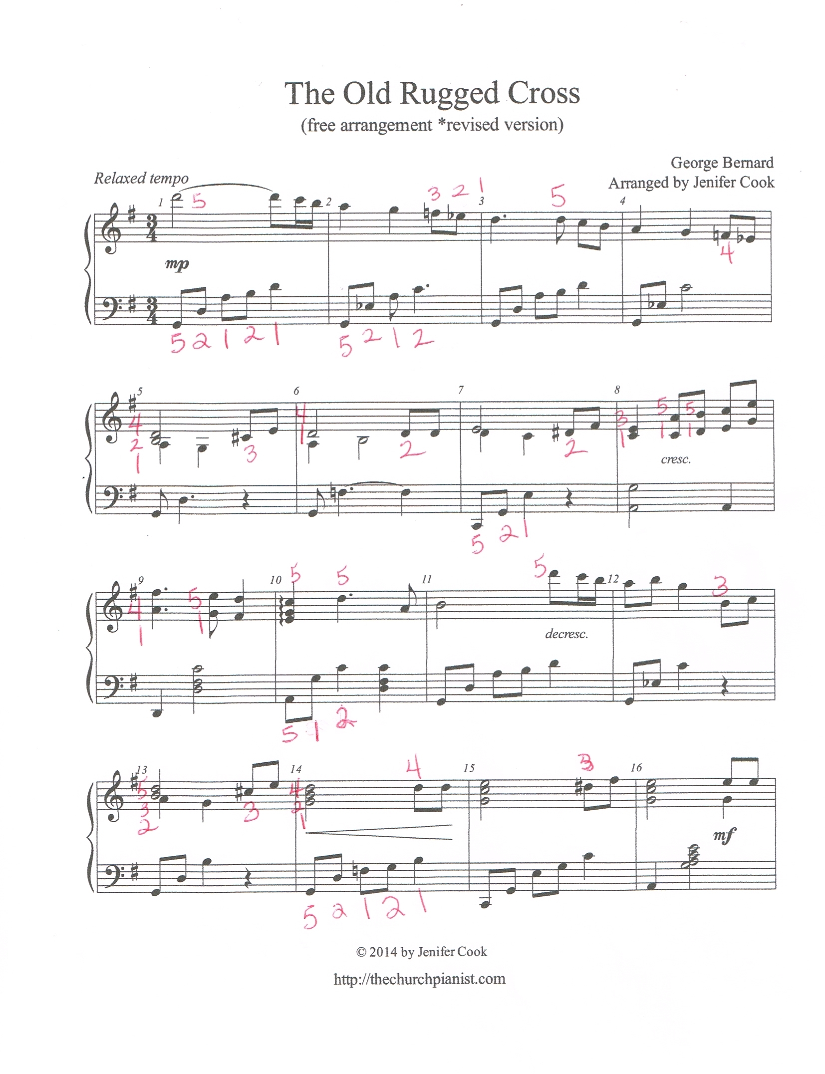 Free Printable Christian Piano Sheet Music